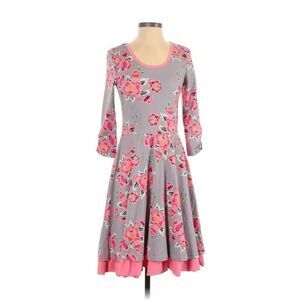 NWOT Matilda Jane Marzipan Rose Dress Floral Happy And Free Womens Sz L